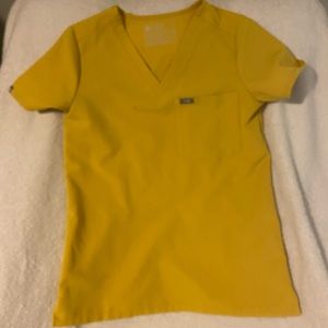 Figs light gold XS scrub set